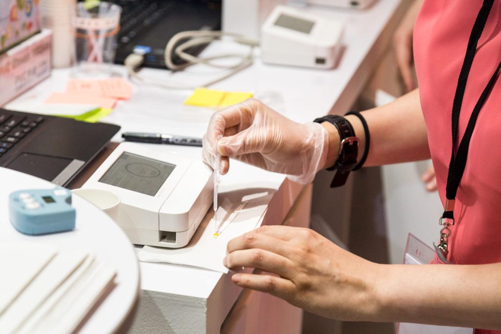 Saliva Spit Analysis at the Dentist