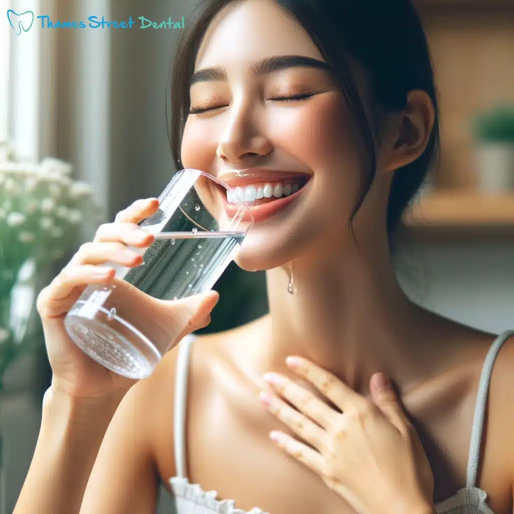 Reduce Toothache by drinking water and staying hydrated