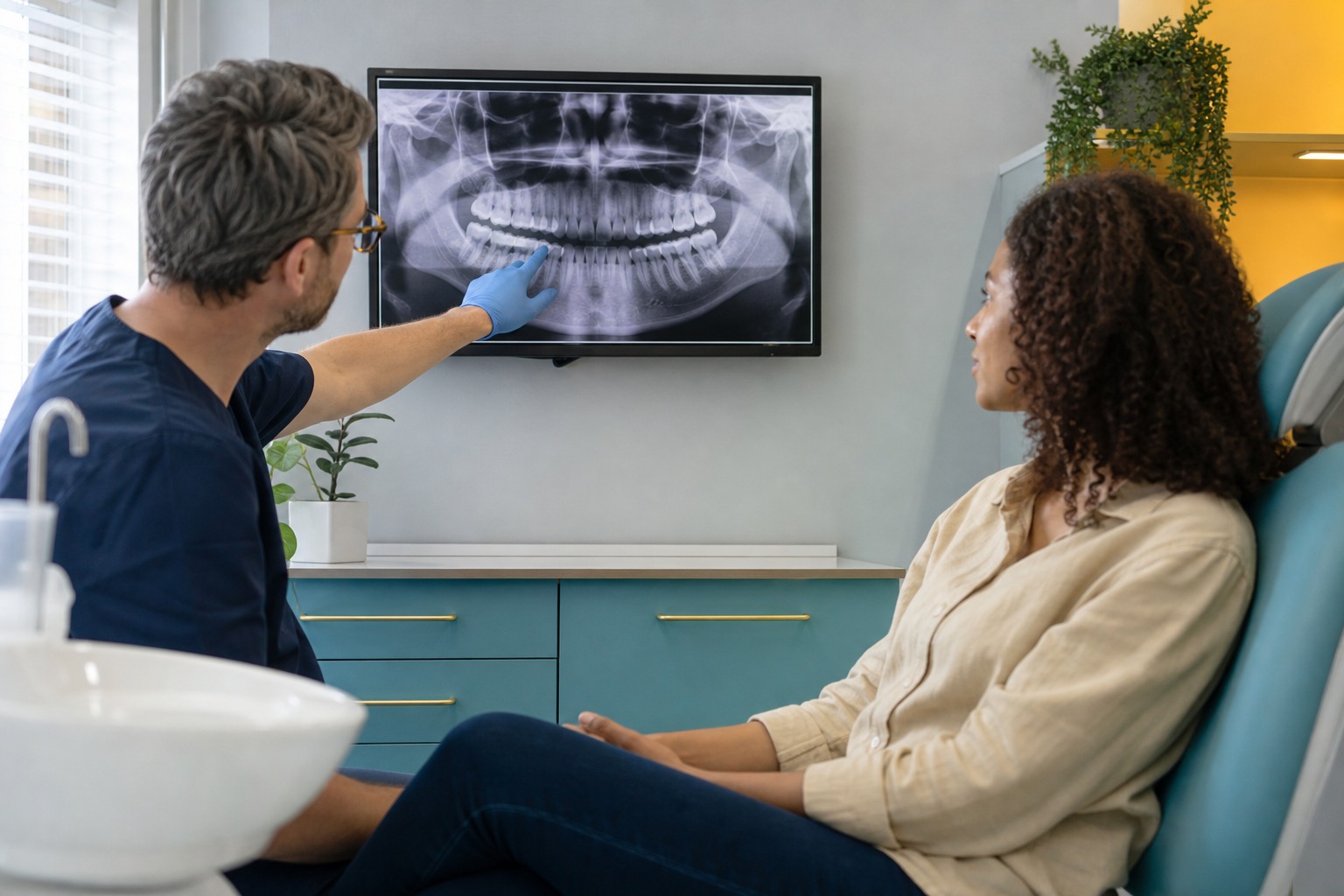 Dental X-Rays at a New Patient Appointment